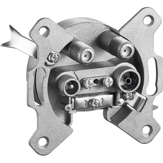 Goobay 4-Hole Antenna Stub/End Socket - (67049)