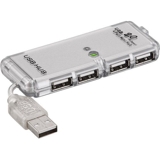 Goobay 4-Port Usb Hub Usb 2.0 Hi-Speed - (68879)