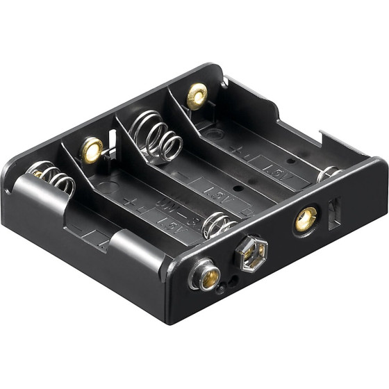 Goobay 4x Aa (Mignon) Battery Holder (10 pcs) - (11448)