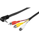 Goobay Adapter Cable, Composite Audio/Video To 3.5 Mm - (50209)