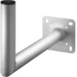 Goobay Aluminium Satellite Dish Wall Mount, 450 Mm Wall Distance - (67302)