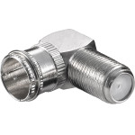 Goobay Angle Adapter: F Plug (Quick)   F Socket 90� (10 pcs) - (12435)