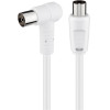 Goobay Angled Antenna Cable (80 dB), Double Shielded - (67360)