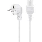 Goobay Angled Connection Cable With hot-Condition coupler, 2 m, White, (3*0.75 mm�) - (30370)