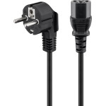 Goobay Angled Iec Cord, 1.8 m, Black, (3*0.75 mm�) - (59566)