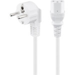 Goobay Angled Iec Cord, 5 m, White, (3*1 mm�) - (51321)