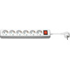 Goobay 6-Way Power Strip With Switch, 1.5 m, White - (51288)