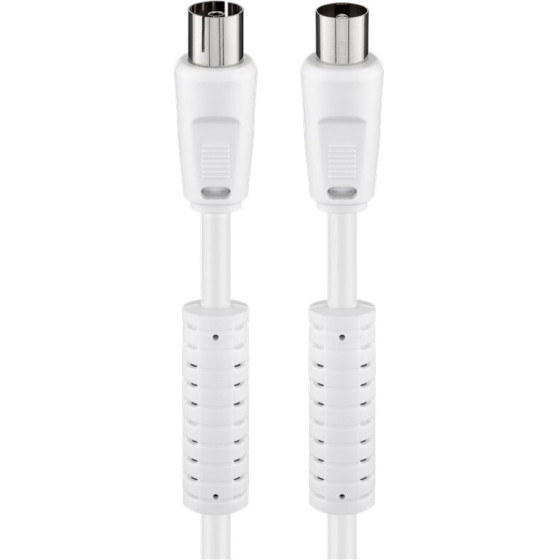 Goobay Antenna Cable With Ferrite (80 dB), Double Shielded - (50742)