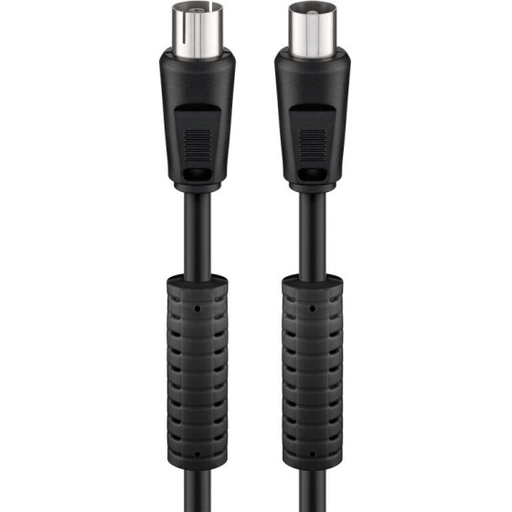Goobay Antenna Cable With Ferrite (80 dB), Double Shielded - (50743)