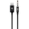 Goobay Apple Lightning Audio Connection Cable (3.5 mm), 1 m, Black - (66805)
