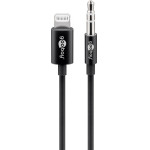 Goobay Apple Lightning Audio Connection Cable (3.5 mm), 1 m, Black - (66805)
