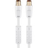 Goobay Antenna Cable With Ferrite (80 dB), Double Shielded - (67279)