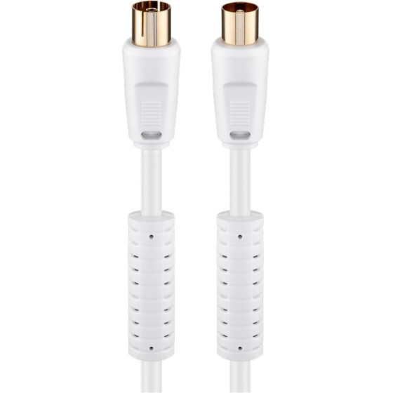 Goobay Antenna Cable With Ferrite (80 dB), Double Shielded - (67279)