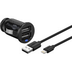 Goobay Apple Lightning Car Charger Set (12 W) - (71691)