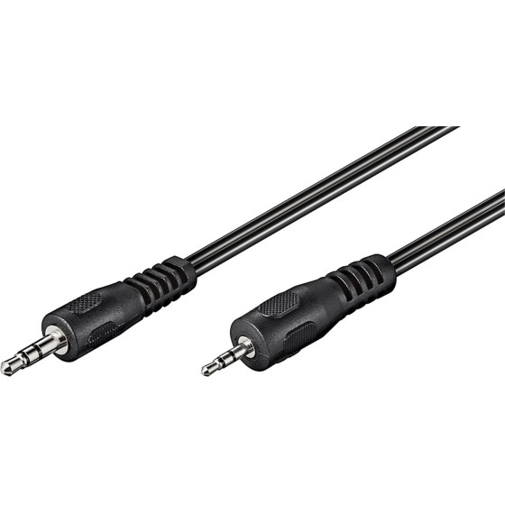 Goobay Audio Aux Adapter Cable, 3.5 Mm To 2.5 Mm Stereo - (50459)