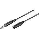 Goobay Aux Headphone And Audio Extension Cable, 3-Pin 6.35 Mm - (50428)