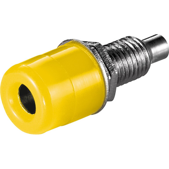 Goobay Banana Chassis Socket With Screw (10 pcs) - (11672)