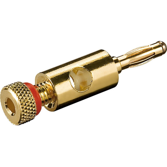 Goobay Banana Plug With Screw Connection (10 pcs) - (11684)