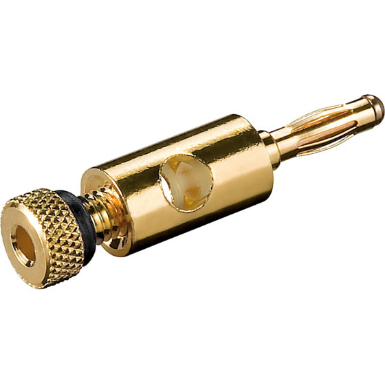Goobay Banana Plug With Screw Connection (10 pcs) - (11683)