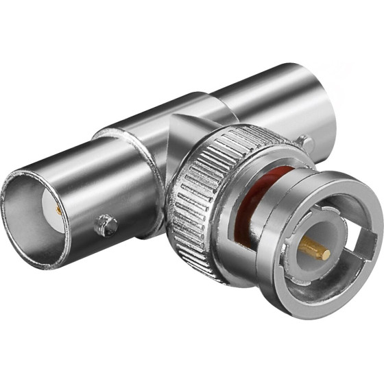 Goobay Bnc Plug   2x Bnc Female (10 pcs) - (11344)