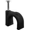 Goobay Cable Clip 12 mm, Black - (64684)