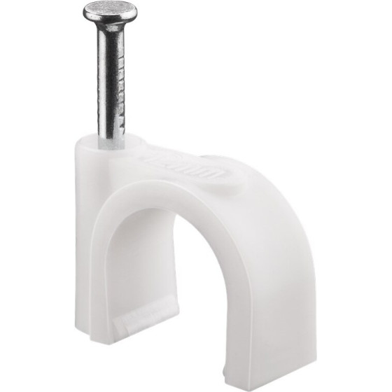 Goobay Cable Clip 12 mm, White - (17083)