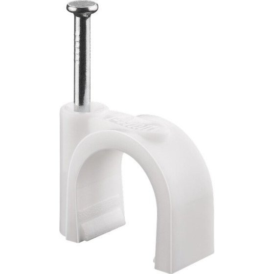 Goobay Cable Clip 14 mm, White - (17084)