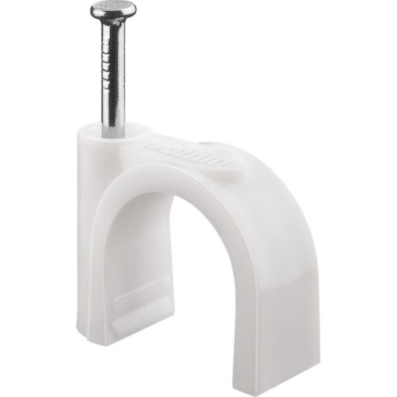 Goobay Cable Clip 16 mm, White - (17085)