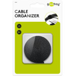 Goobay Cable Management Set With Hook-and-Loop Fastener Roll (1 m) - (70360)