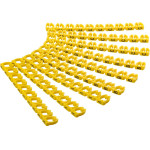 Goobay Cable Marker Clips ''Letters A-C'' For Cable Diameters Of 5.6 - 7.4 Mm - (72518)
