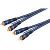 Goobay Car Hi-Fi Stereo Rca Connector Cable, Double Shielded - (50175)