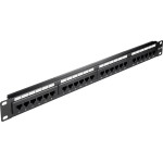 Goobay Cat 5e 19-Inch (48.3 cm) Patch Panel, 24 Port (1 U) - (93865)