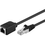 Goobay Cat 5e Extension Cable F/UTP, Black - (73387)