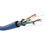 Goobay Cat 5e Network Cable, F/UTP, 100 m, Blue - (93265)