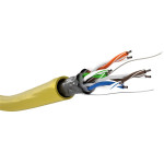 Goobay Cat 5e Network Cable, F/UTP, 100 m, Yellow - (93266)