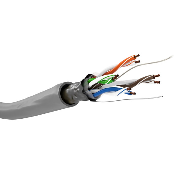 Goobay Cat 5e Network Cable, F/UTP, Grey - (15012)