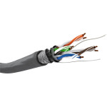 Goobay Cat 5e Network Cable, SF/UTP, Grey - (15015)