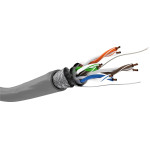 Goobay Cat 5e Network cable, SF/UTP, Grey - (15014)