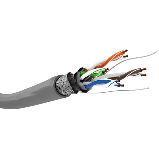 Goobay Cat 5e Network cable, SF/UTP, Grey - (15014)