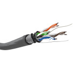 Goobay Cat 5e Network cable, SF/UTP, Grey - (68709)