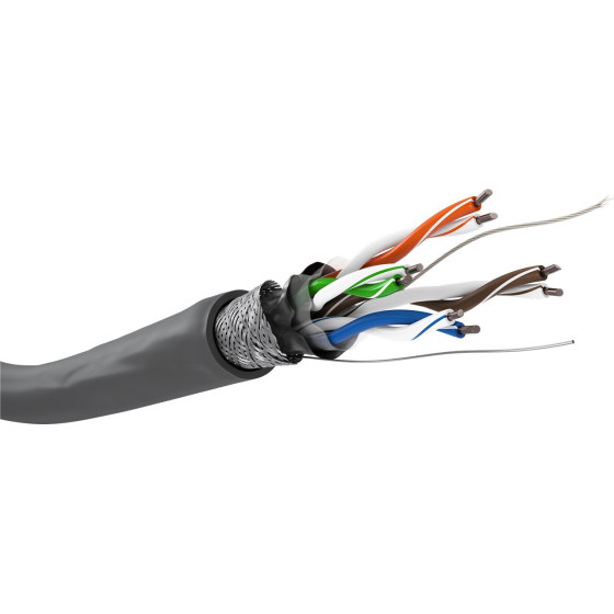 Goobay Cat 5e Network cable, SF/UTP, Grey - (68709)