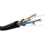 Goobay Cat 5e Outdoor Network cable, F/UTP, Black - (57295)