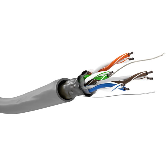 Goobay Cat 5e Network Cable, U/UTP, Grey - (95409)