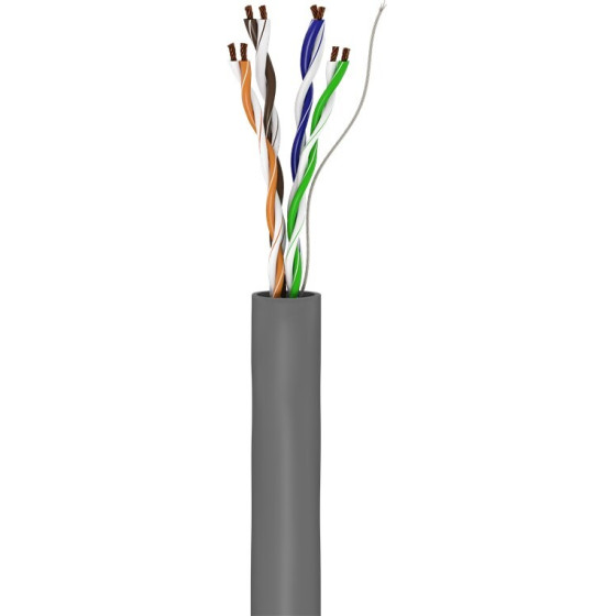 Goobay Cat 5e Network Cable, U/UTP, Grey - (68941)