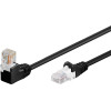 Goobay Cat 5e Patch Cable 1x 90� Angled, U/UTP, Black - (94173)