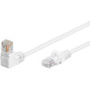 Goobay Cat 5e Patch Cable 1x 90� Angled, U/UTP, White - (94167)
