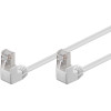Goobay Cat 5e Patch Cable 2x 90� Angled, F/UTP, White - (96061)