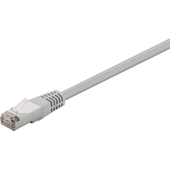 Goobay CAT 5e Patch Cable, F/UTP, grey 0.5 m - (73076)