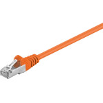 Goobay CAT 5e Patch Cable, F/UTP, orange 0.25 m - (93455)