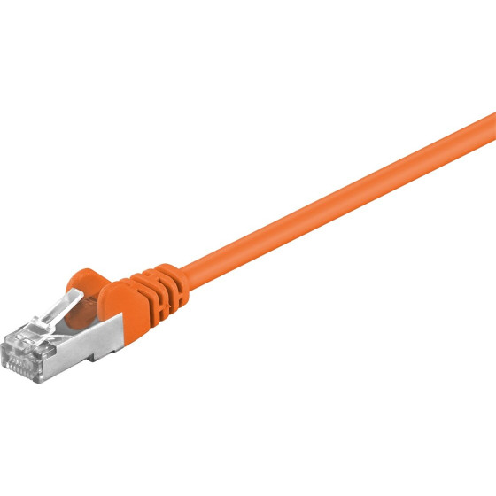 Goobay CAT 5e Patch Cable, F/UTP, orange 10 m - (93458)